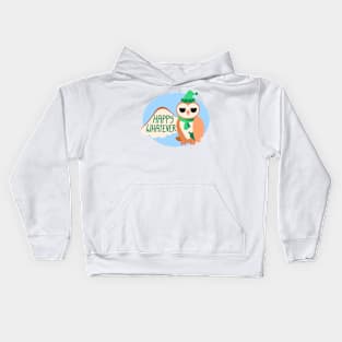 Happy Whatever Owl Kids Hoodie